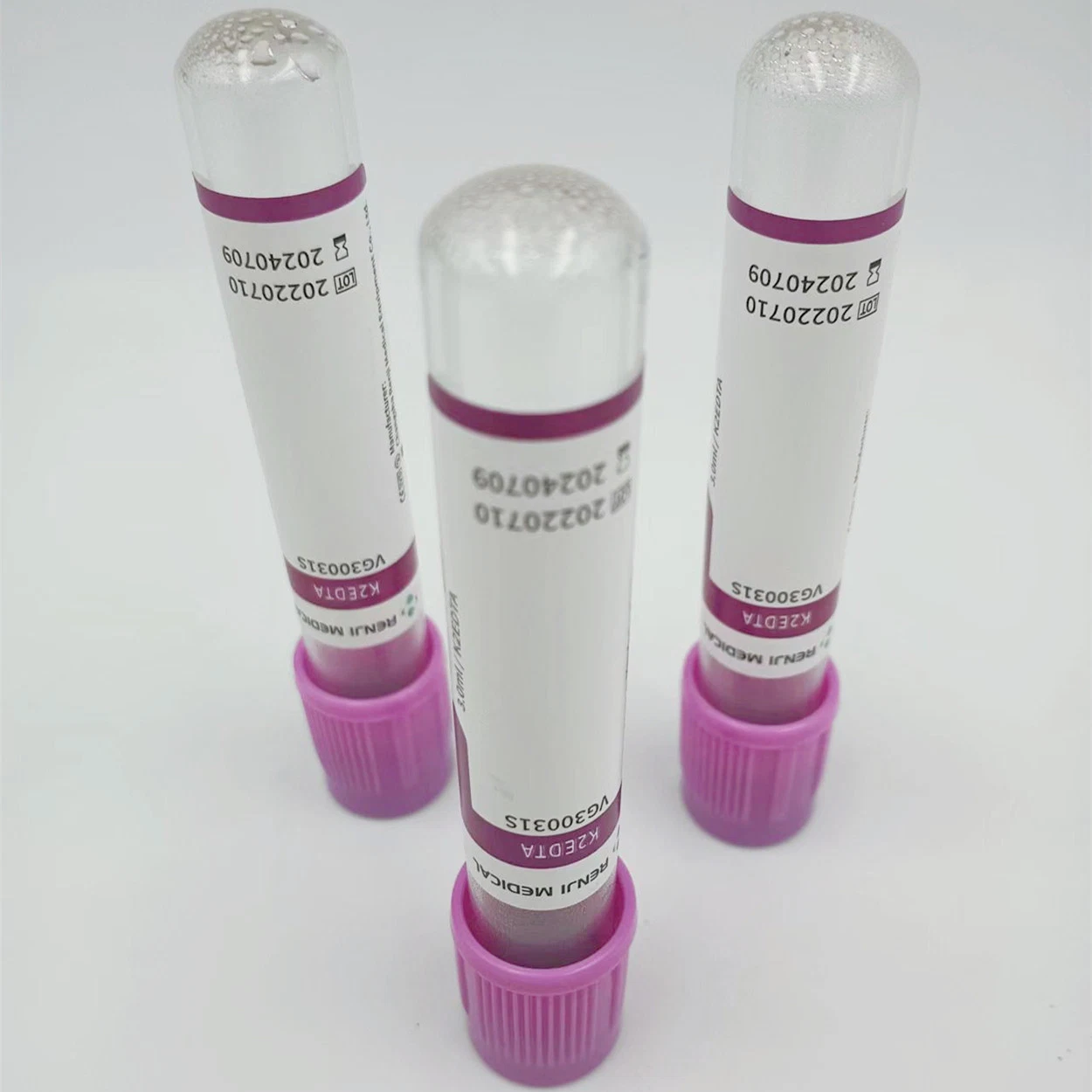 K2EDTA K3EDTA- Pet/Glass Vacuum Blood Collection Tube