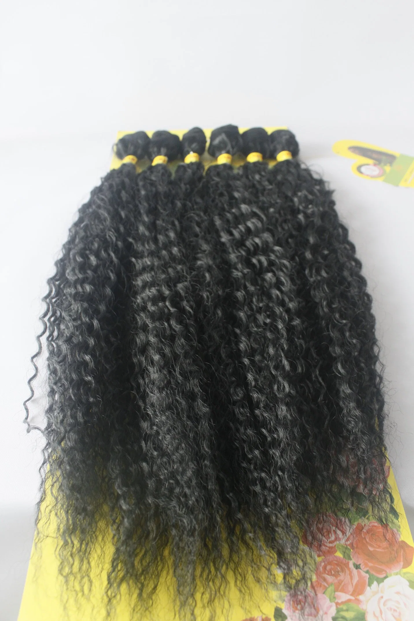Synthetic Hair Extension Heat Resistant Curly High Quality Soft Fiber Synthetic Packet Hair