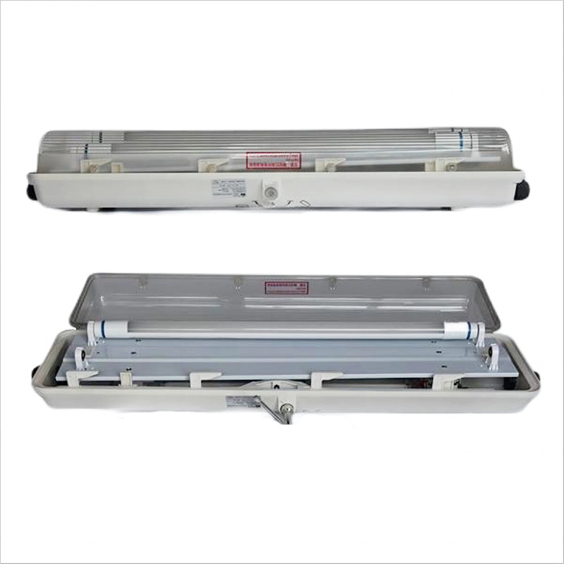 IP66 LED Explosion-Proof Lamp Flameproof Fluorescent Tube Single and Double Tube Lights