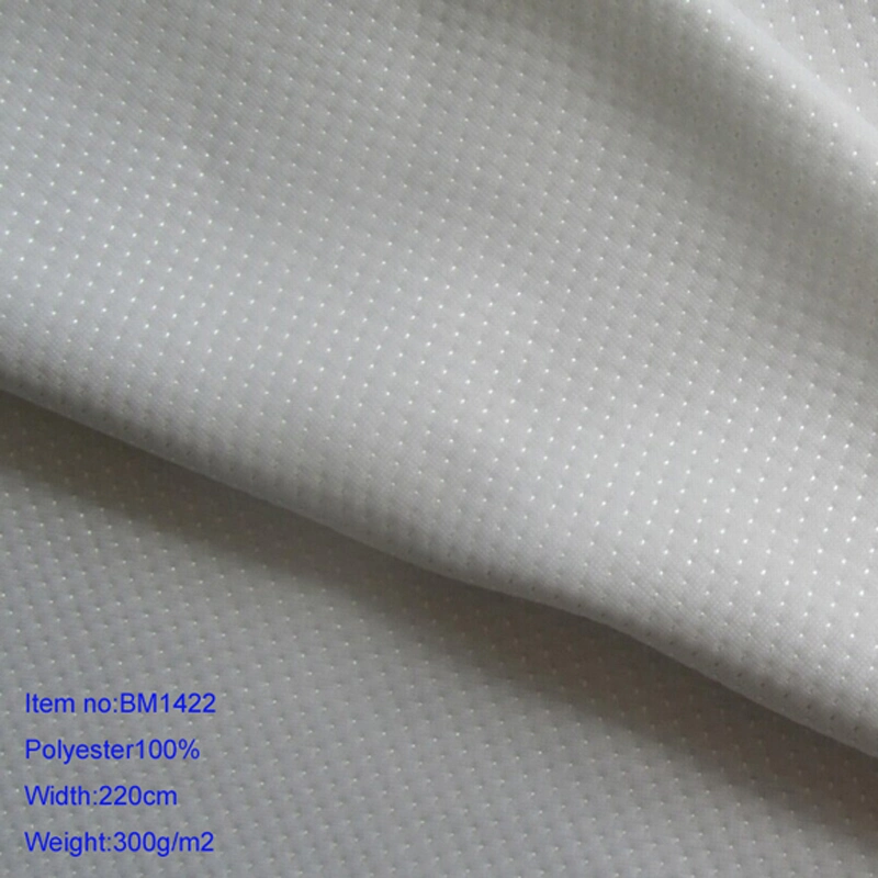 New Style Luxury Machine Knitted Ticking Polyester Jacquard Mattress Fabric with 300GSM