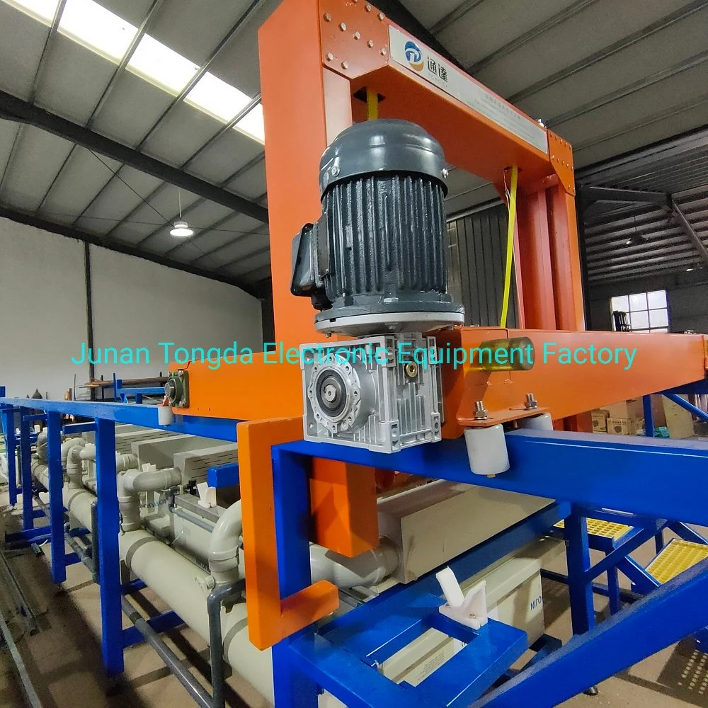 Automatic Plating Line Gold Electroplating Equipment Zinc Plating Machine for Metal