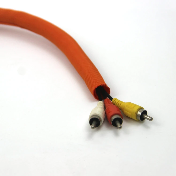 Insulation Wear-Resistant Fire Self-Winding Braided Split Cable Sleeve