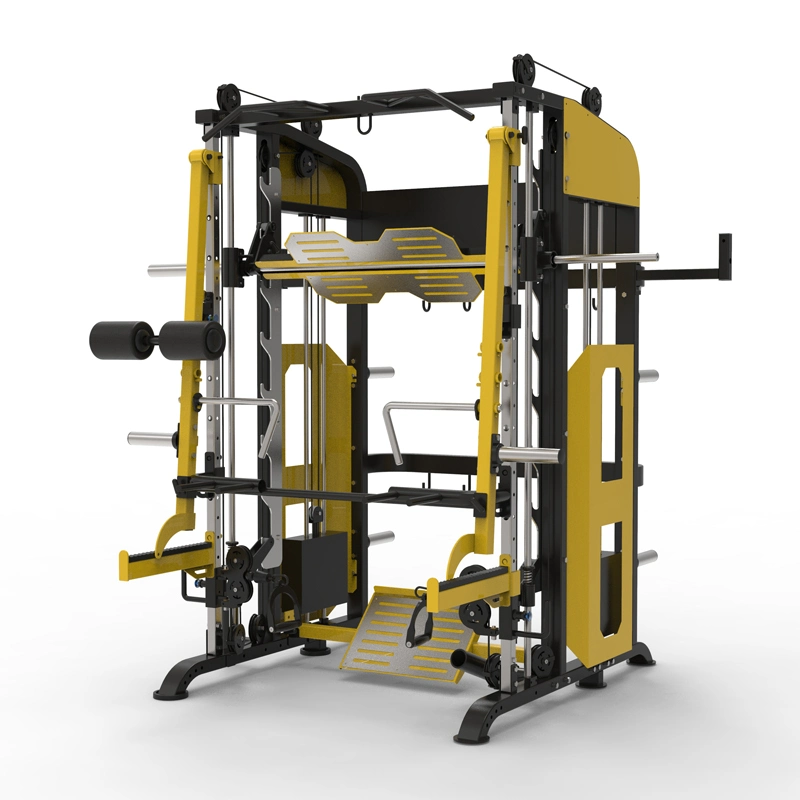 Body Building Power Cage Home Gym Fitness Multifunction Jemy Smith Machine