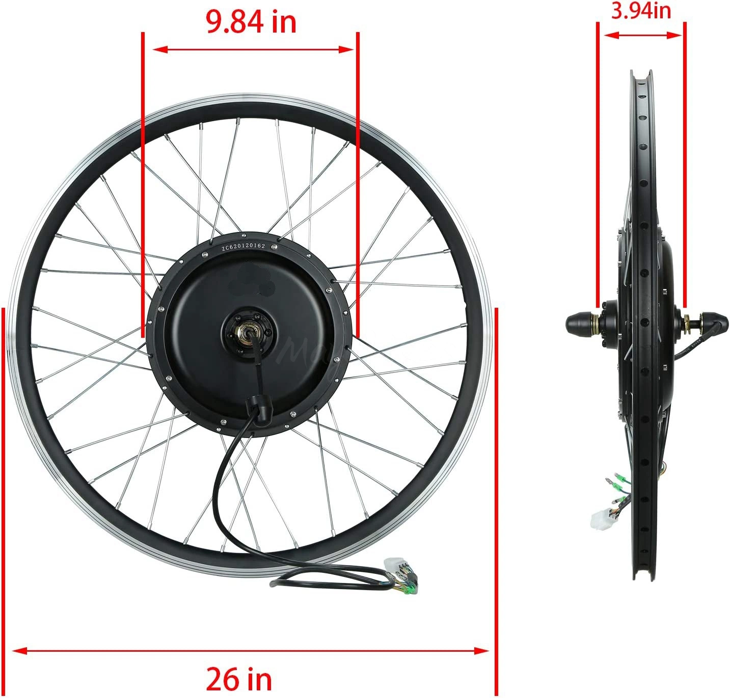 Mayebikes 2023 Ebike Motor Conversion Kit 36V 500W Ebike Brushless Gearless Hub Motor Bicycle Engine Kits