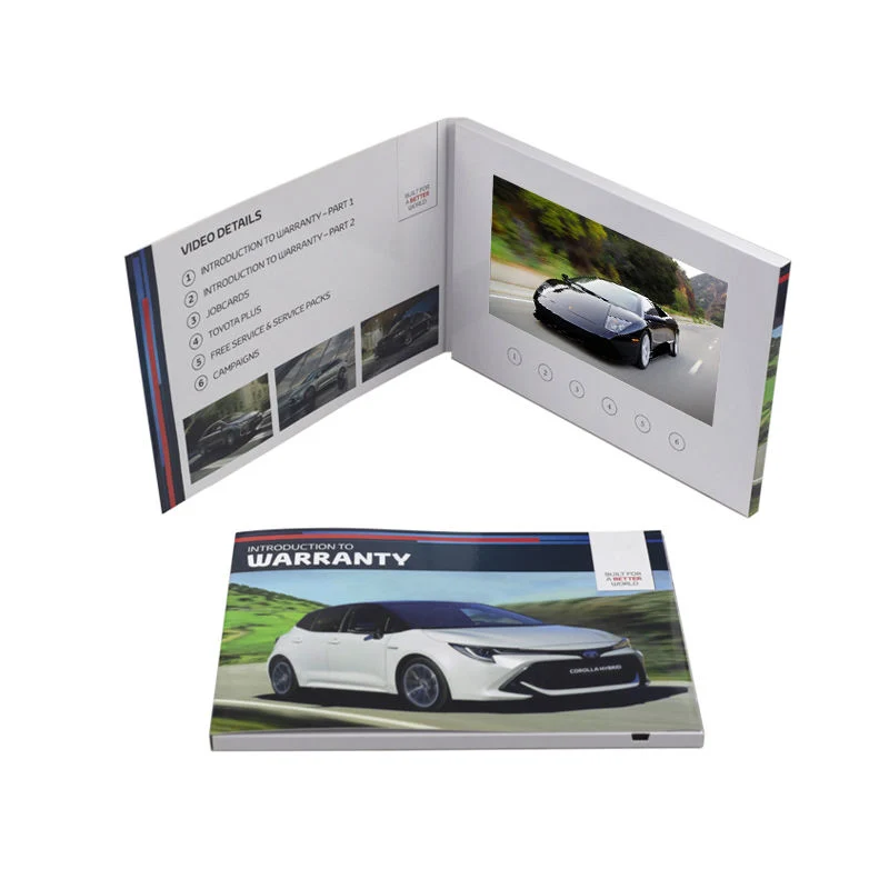 Fanray Factory Popular 7inch LCD Video Brochure Card for Marketing