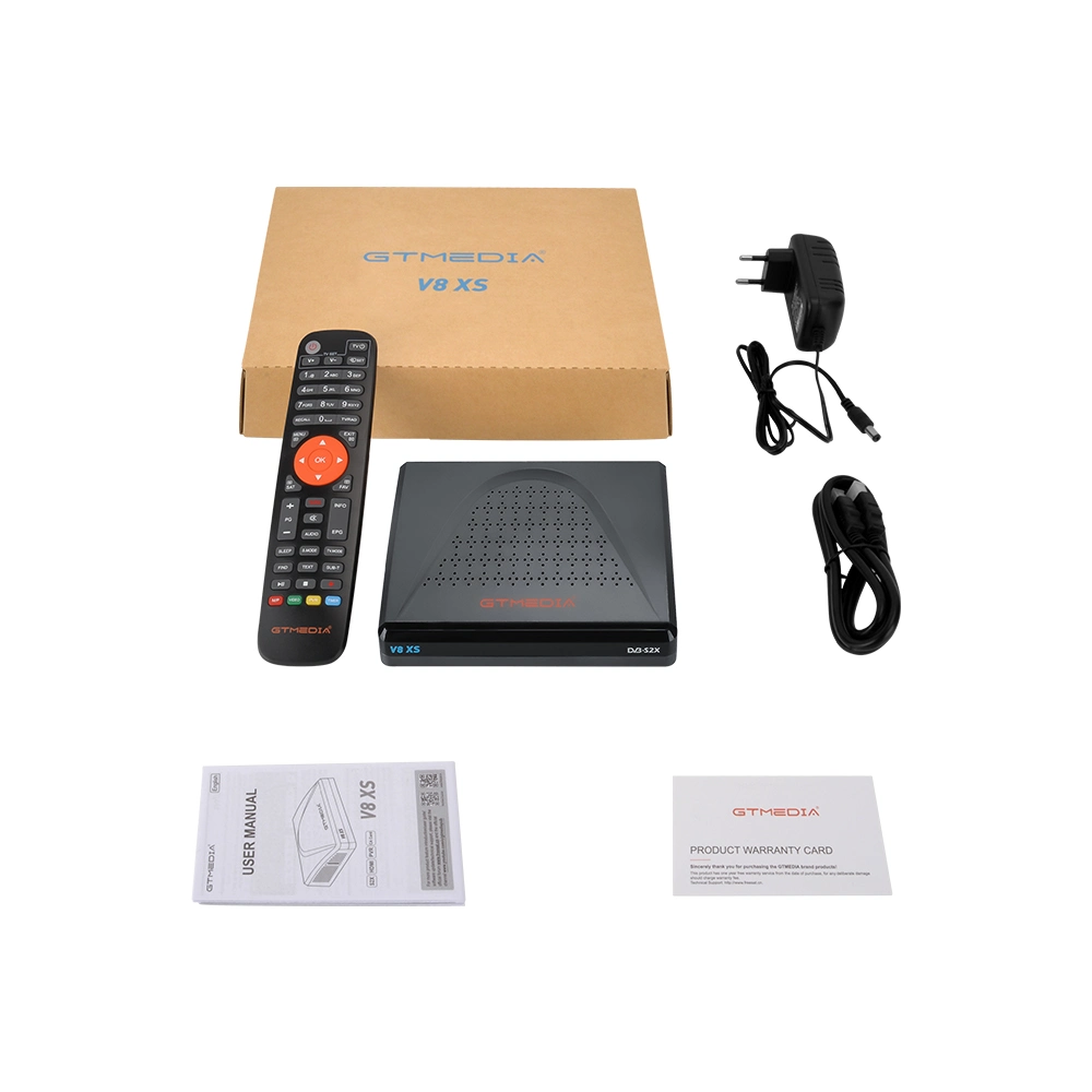 Récepteur TV satellite DVB-S/S2/S2X V8xs H. 265 FTA Gtmedia V8xs