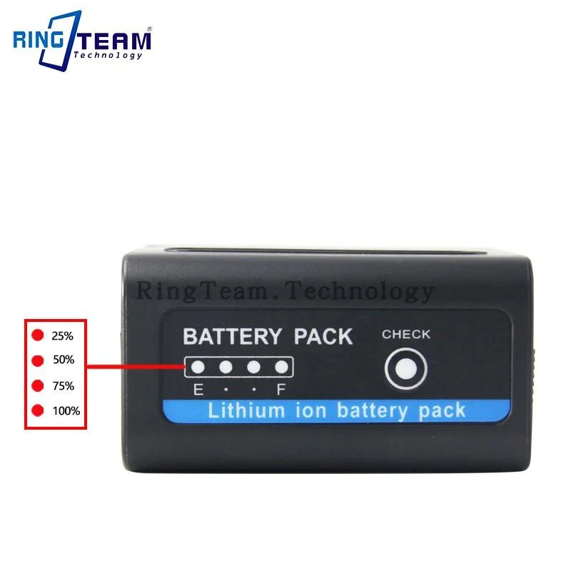 Large-Capacity Lithium Camera Battery Np-F980d for Sony Camera Dcr-Vx2100e/Ax2000e Dsr-Pd150p Dsr-Pd190p/198p