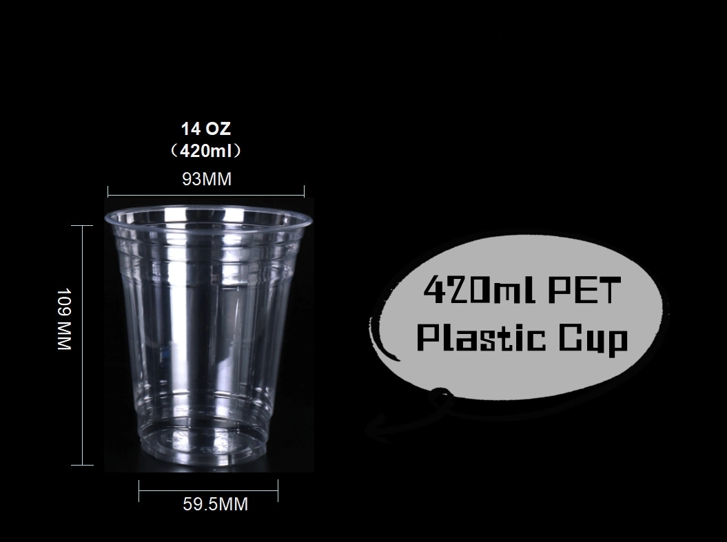 High Quality Regular Supply 10oz-20oz Disposable Plastic Beverage Coffee Juice Drinking Cup