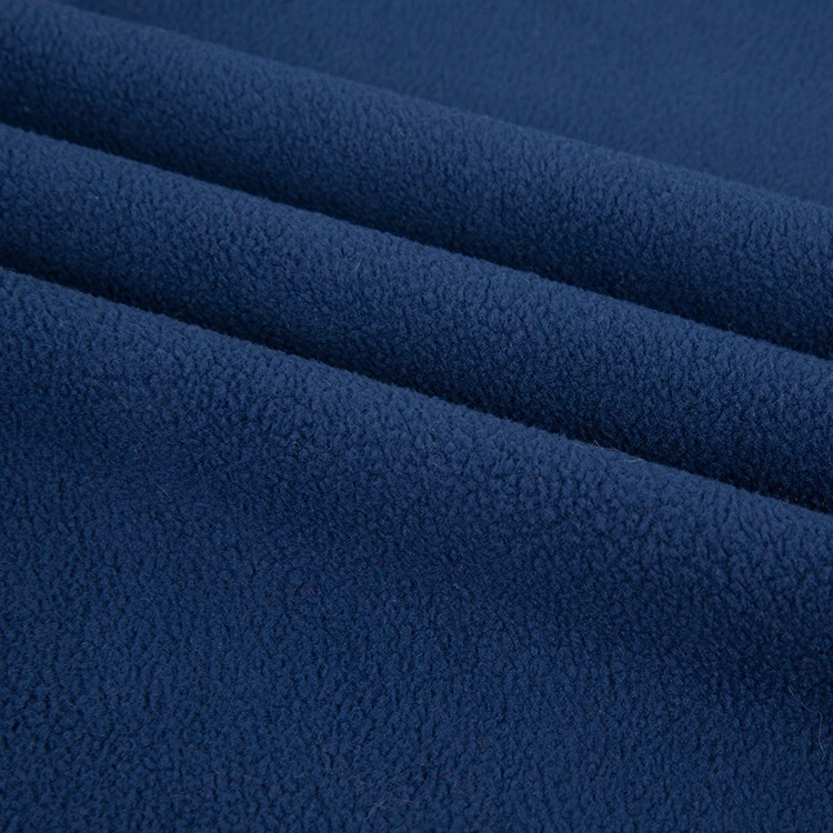 100% Polyester Anti-Pill Solid Polar Fleece Fabric Double Brushed Fabric