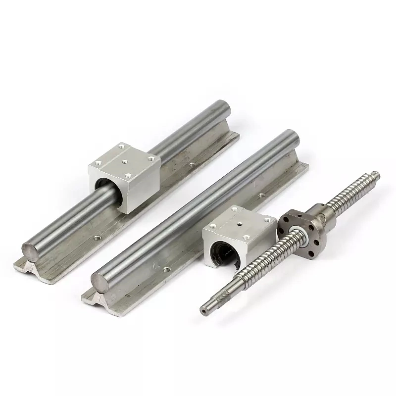 Rail linéaire 2 Set SBR xlinear 20-650mm 2guide-rail et 4x blocs de roulement Ensemble glissière, type carré pour les machines et équipements automatisés