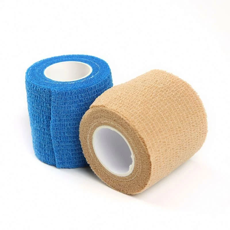 Safety Self-Adhesive Disposable Elastic Cohesive Bandage with Spandex