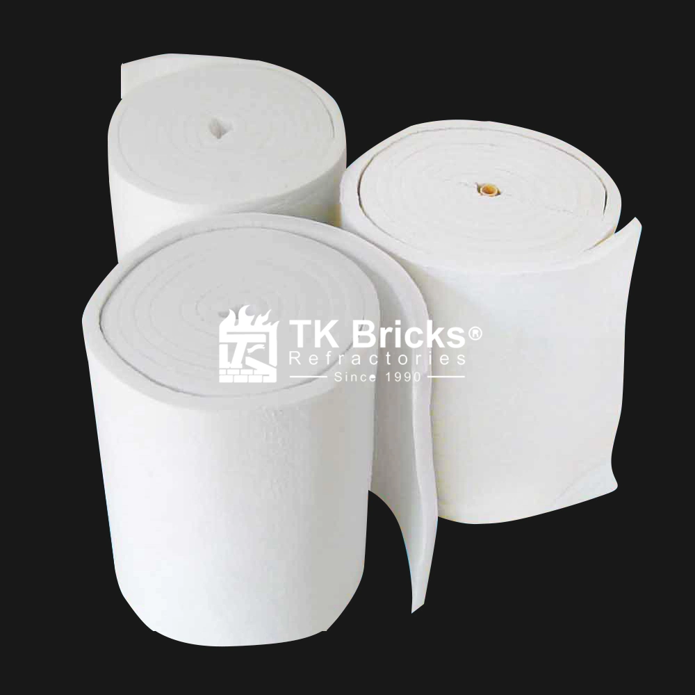 Mantas de fibra cerámica Banas de silicato de aluminio grueso al por mayor Fibra cerámica Productos para aislamiento térmico a prueba de fuego