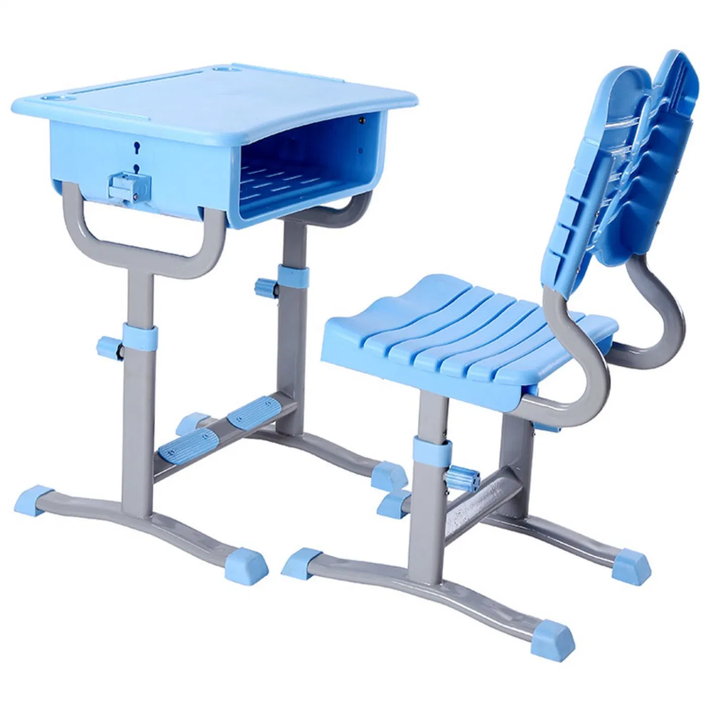 School Furniture Student Table with Chair Training Folding Study