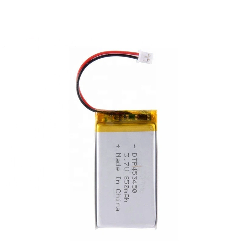 Dtp Popular Model 453450 3.7V 850mAh Rechargeable Lipo Batteries