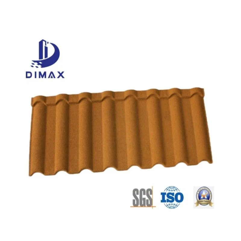 Original Factory, Fireproof, Waterproof Stone Coated Metal Roof Tiles----Rome Type