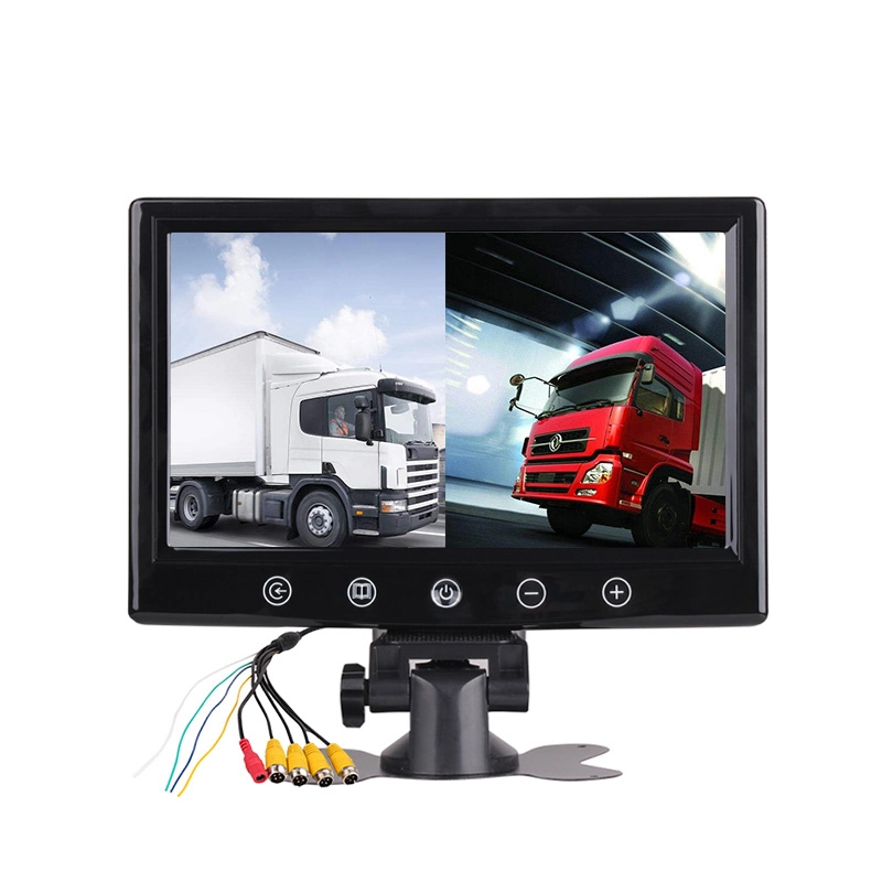 CCD Chip Waterproof Rear View Camera + 9 LCD Reversing Monitor Truck Bus Trailer RV Backup Camera System Kit