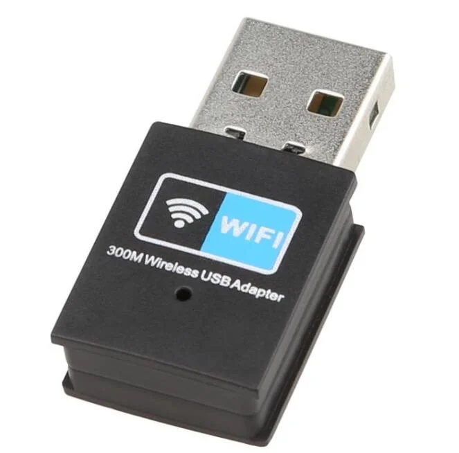 Высококачественный WiFi-адаптер 802.11b/G/N 300 Мбит/с Mini USB