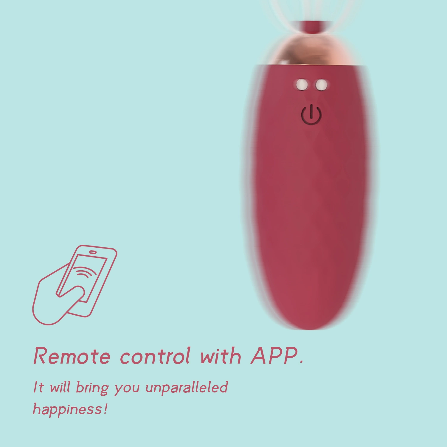 New Design Smart APP Controller Mini Love Vibrating Egg Wireless Remote Control Jump Egg Vibrator for Woman Sex Toy