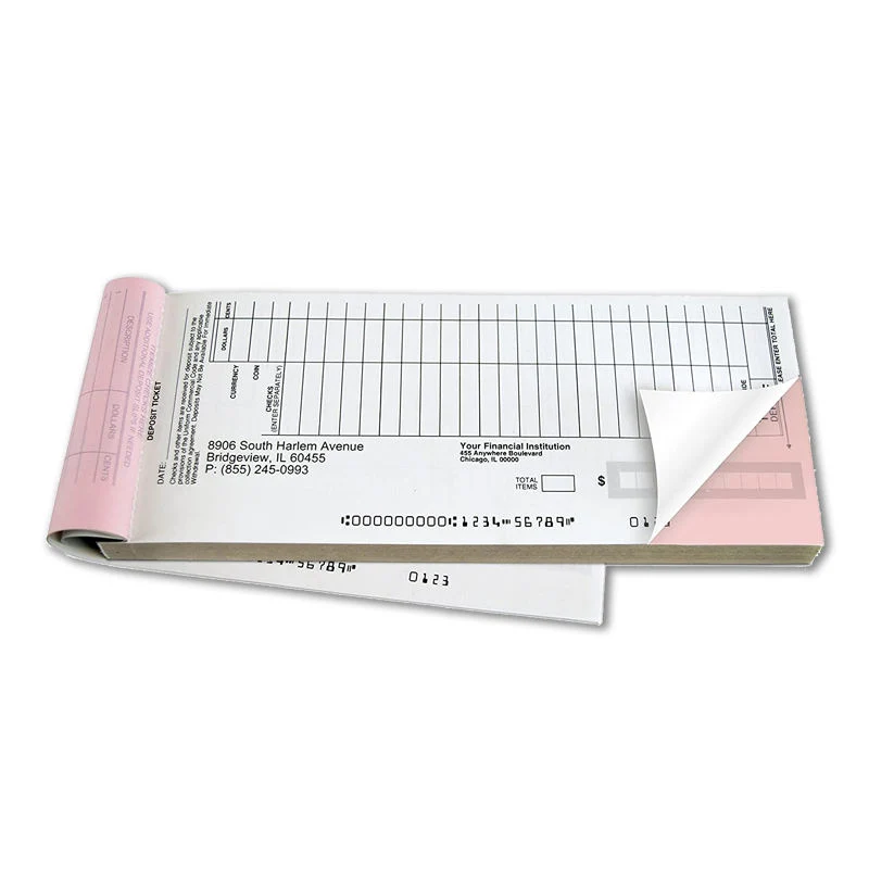 OEM / ODM Custom Restaurant Guest Check Buch Druck-und Design-Service Von NCR Carbonless Paper