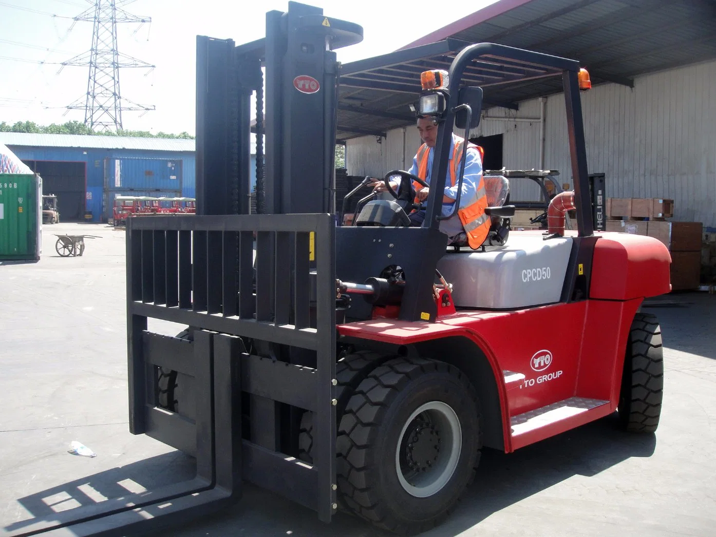 Yto 1.5t Electric Forklift Truck Cpd15