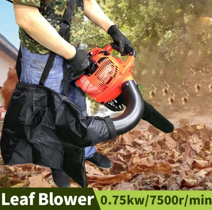 Course de 26cc 2-750W Jardin Gas-Powered pratique de l'essence ordinateur de poche Leaf feuille vide / Ventilateur soufflant Ventilateur air de la machinerie Leaf / neige de la poussière la soufflante (l'EBV260)