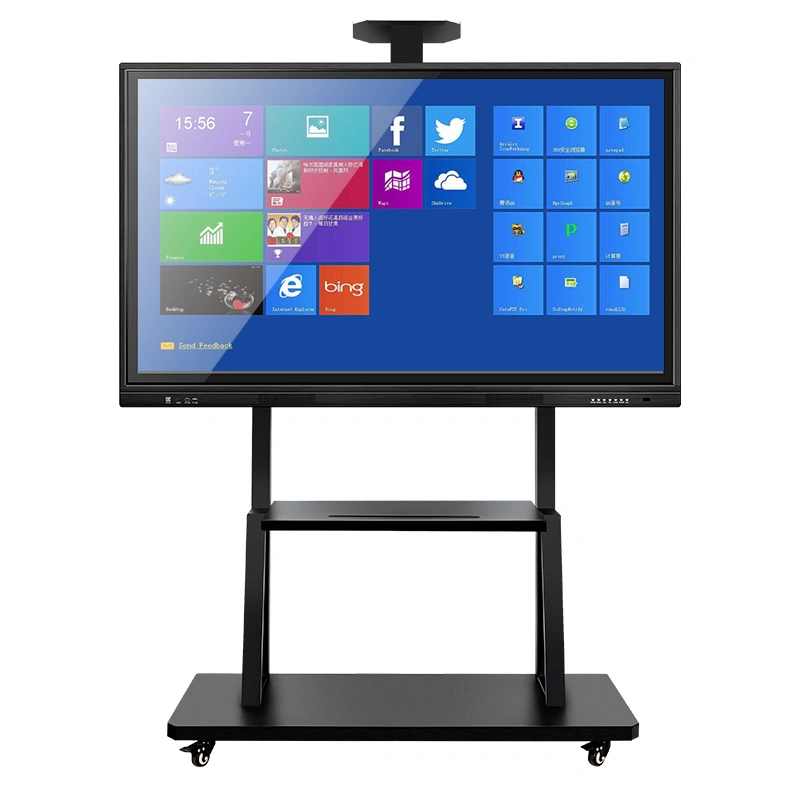 55inch Touch Interactive Flat Panel with AG Glass All in One Display