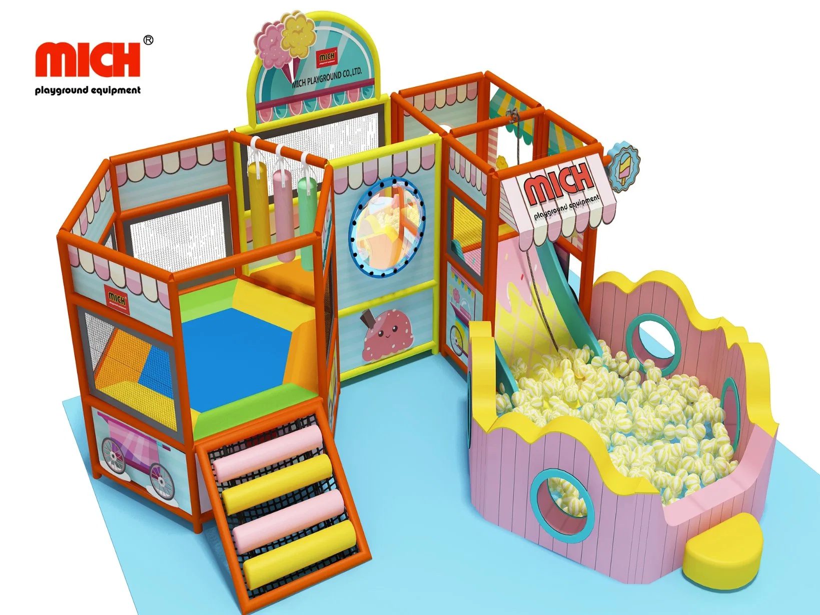 Cheap Indoor Toddler Children Playground Indoor Preschool Soft Playground for Play Center