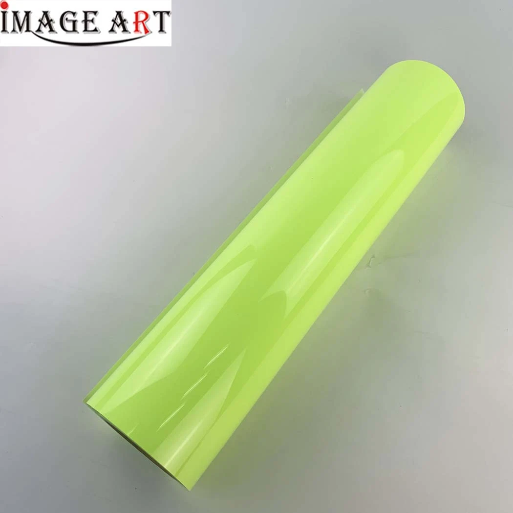 0.5*25m Heat Transfer Vinyl /Film PVC for Clothes Printing Cdp-18 Neon Yellow