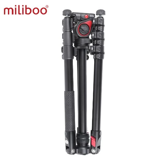 Miliboo Mufa-Bk vídeo Kit Trípode de aluminio portátil