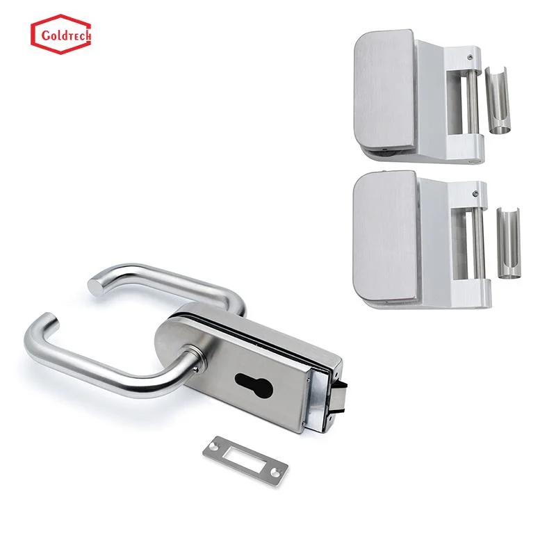 Stainless Steel Material Bathroom Shower Room Toilet Glass Door Lock