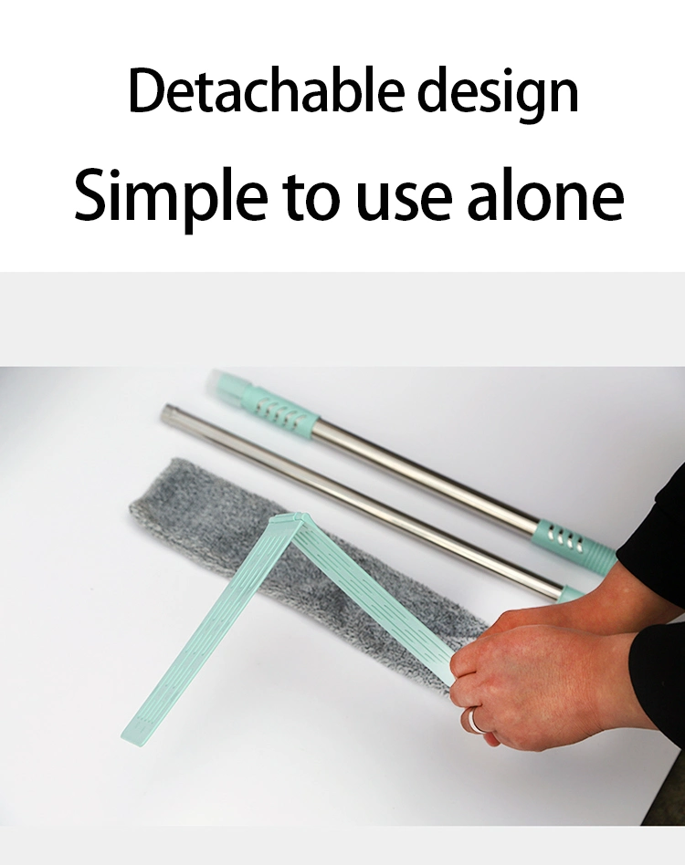 Lavable extraíble telescópico, cepillo de limpieza de polvo de microfibra Duster para el hogar Dormitorio Cocina