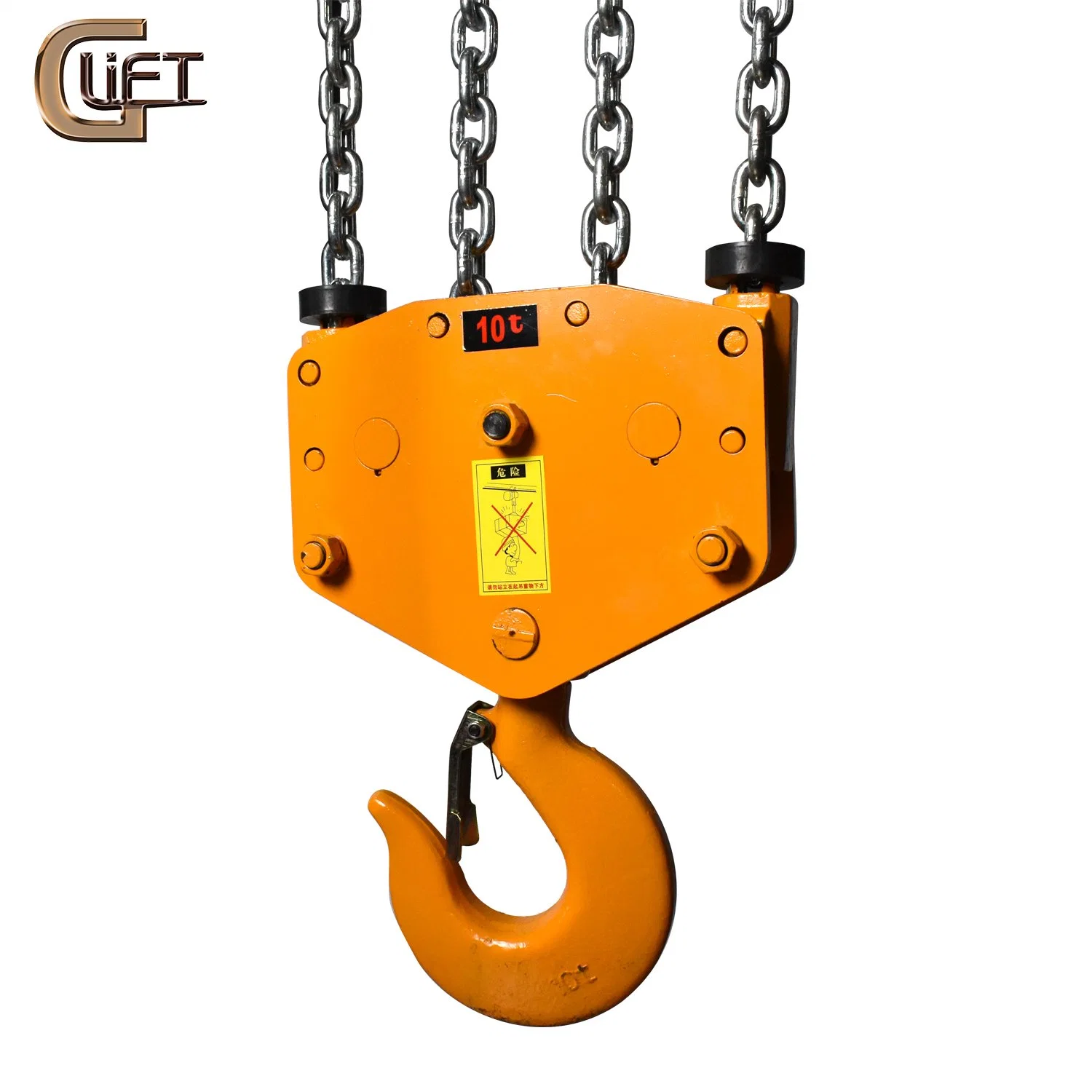 10 Tons Giant Lift High Quality Electric Chain Hoist with Hook Chain Block (GBD-II-10)