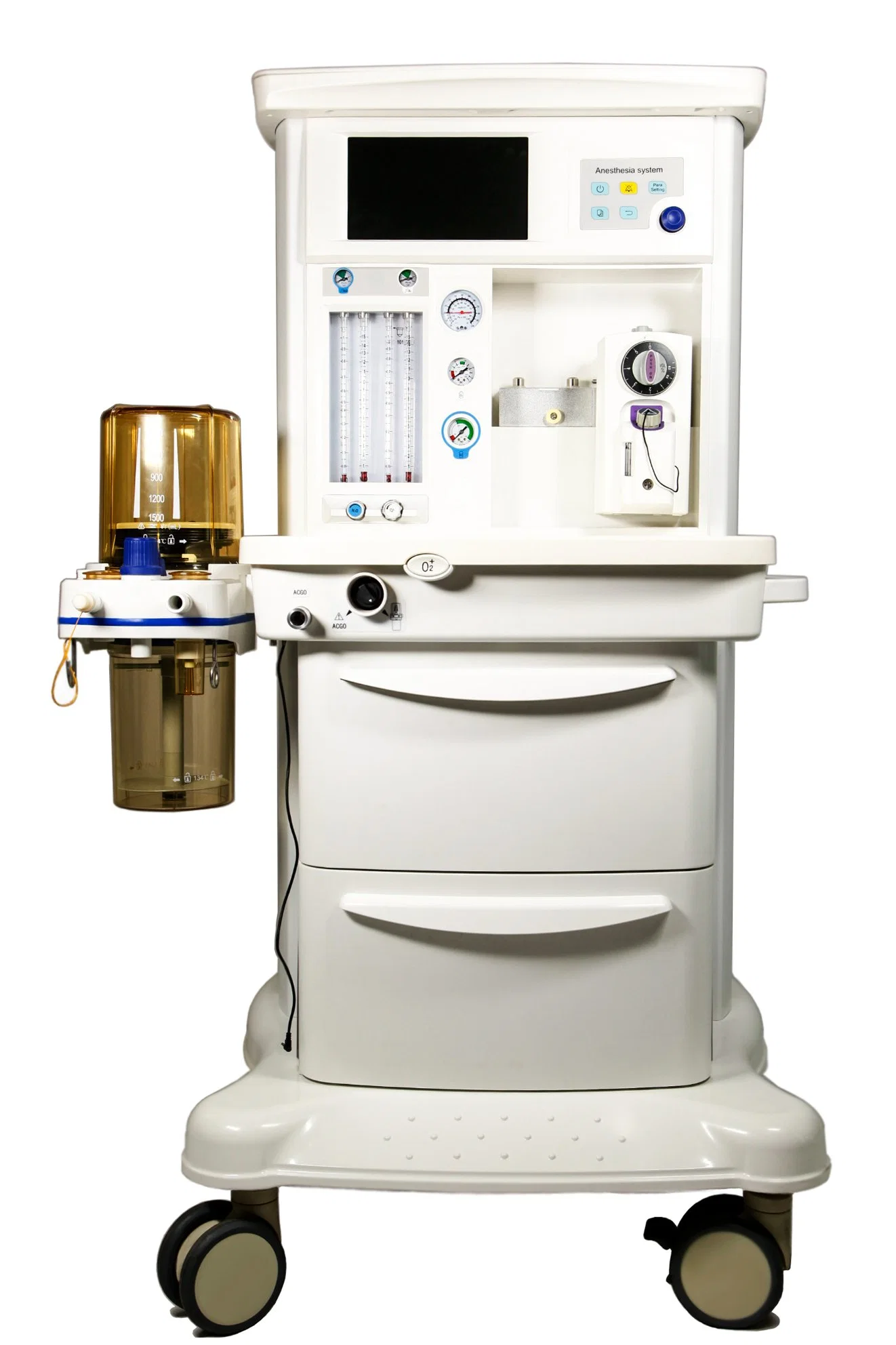 Ms-M3100d анестезии комплект передвижного дыхательной системы анестезии аппарата ИВЛ