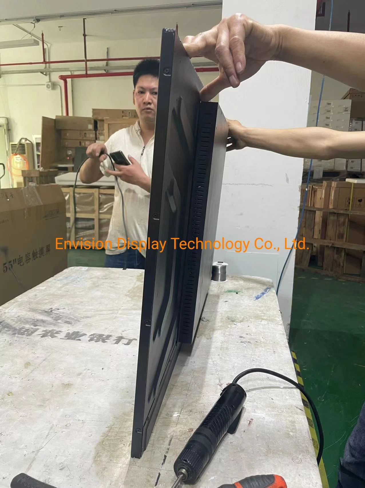 55 Inch LCD Display 2cm Thickness New Style for Indoor