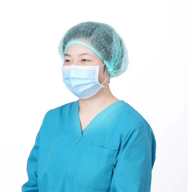 Hot Products Blue Non Woven Medical Disposable Clip Cap