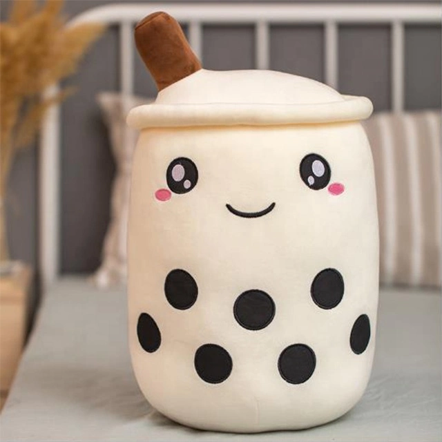 Soft Cute Wholesale/Supplier Custom Plush Pillow Gift Toy Boba Toys Bubble Tea Plush