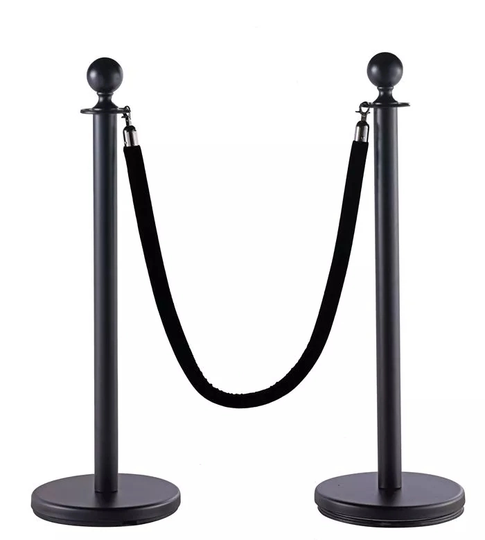 Queue Management Crowd Control Poles VIP Rope Barriers