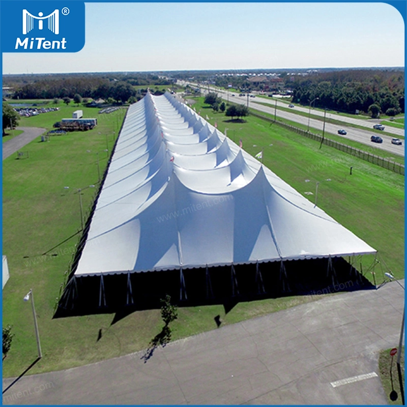 24X60m Large Pyramid Pole Tent Steel Frame for Trade Show