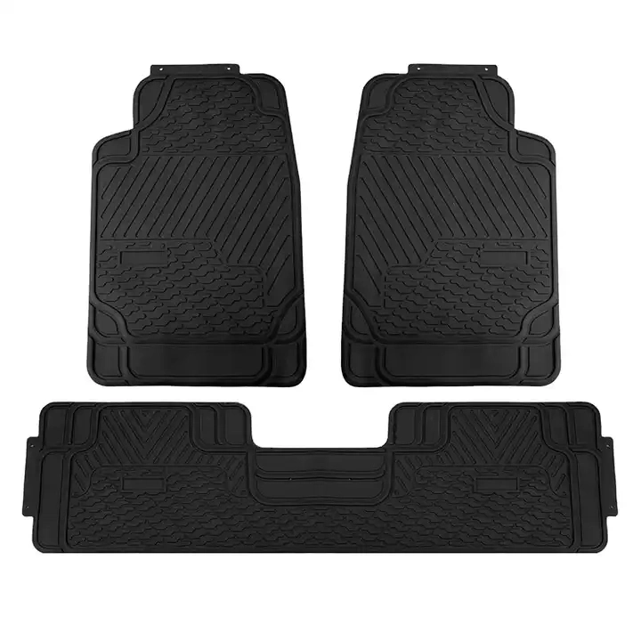 3pcs PVC Car Mats Accesorios de coche Mats