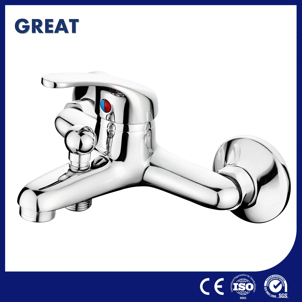 Great Bathroom Faucet Modern Manufacturers Bathtub Faucet with Hand Shower Gl8803A23 Chrome Single Lever Bath Faucet Water Flow Smoothly Mobile Home Tub Faucet