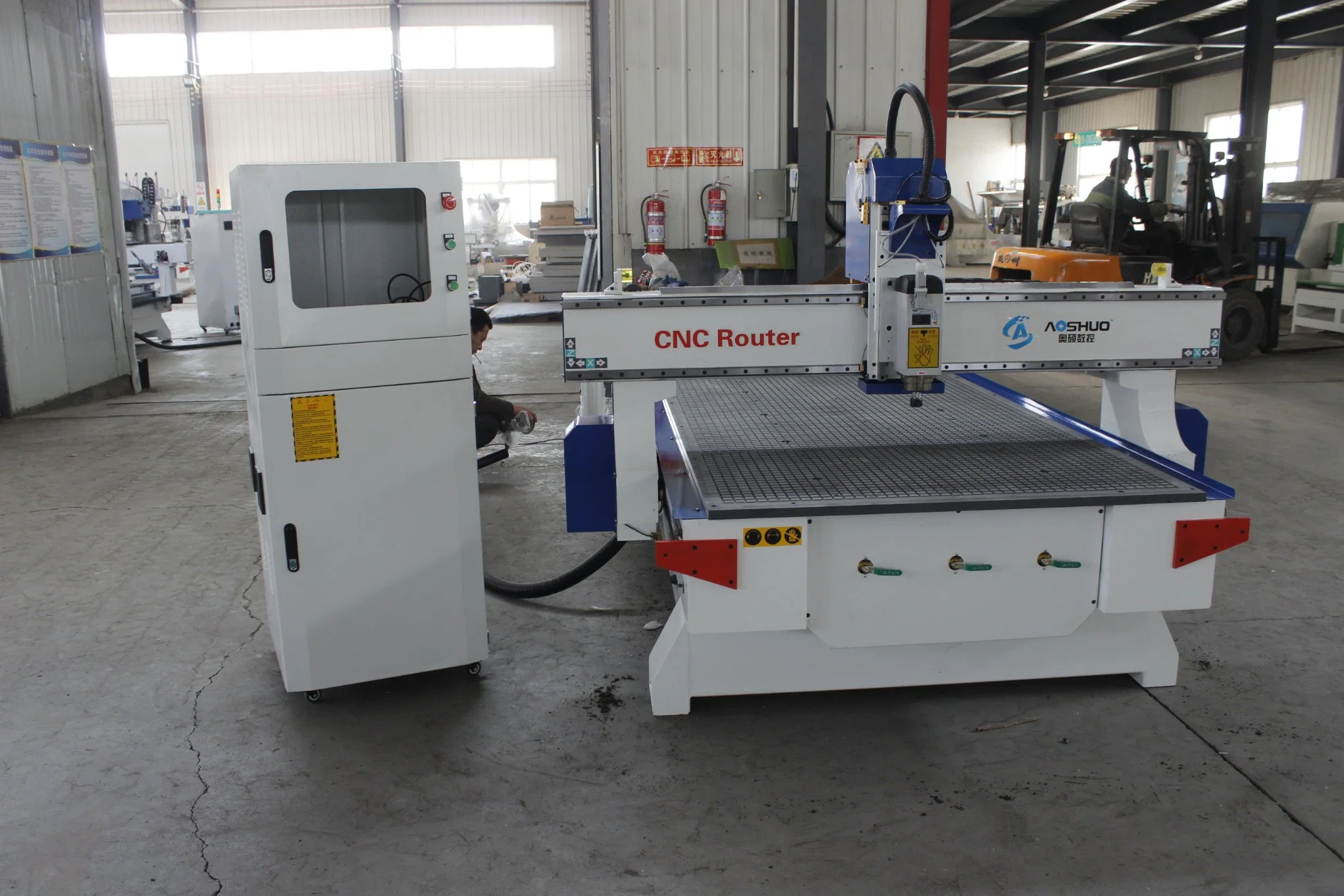 Qingdao Aoshuo 2019 New Wood 1325 CNC Router/ Woodworking Engraver