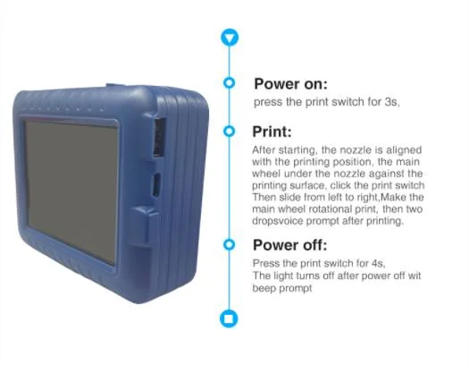 Mini-Bordmaschine/QR-Code Barcode-Druck/geeignet für eine Vielzahl von Materialien