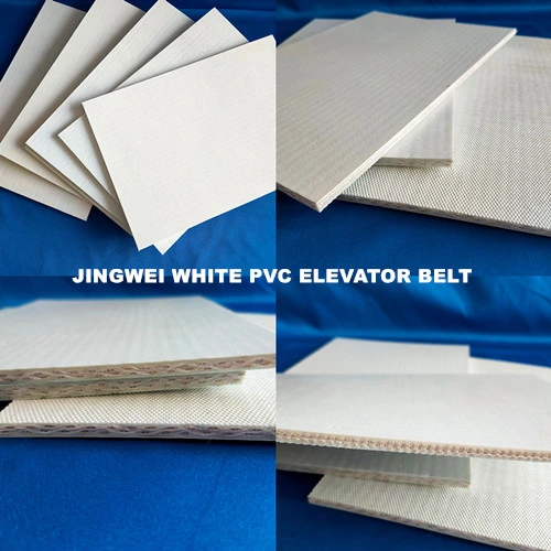 Wear-Resisting Anti-Static Industrial Black White Green PVC Elevating Conveyor Belt