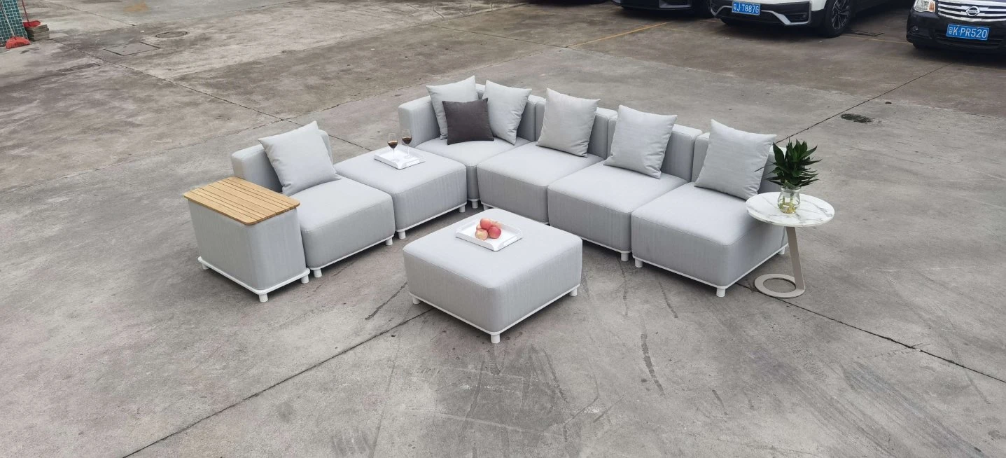 Metal New Darwin China Aluminum Outdoor Sets Patio Sofa with Factory Price