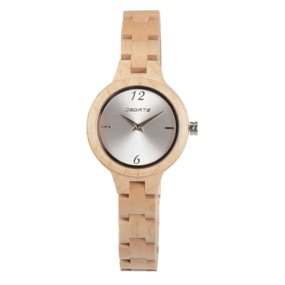 New Design Factory Directly Supply Mother of Pearl Dial Diffenent Wood Face Watch