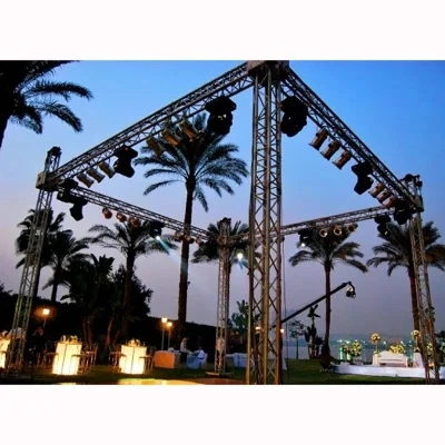 Mobile Display Fashion Show Outdoor espigão Concert Exhibition Stage Equipment Sistema de iluminação em alumínio Truss para venda