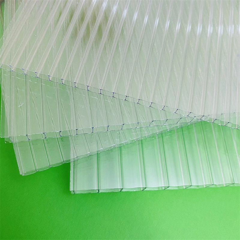 Transparent Corrugated Plastic UV Protection PC Panel Polycarbonate Roofing Hollow/Solid Sheet for Greenhouse Roof