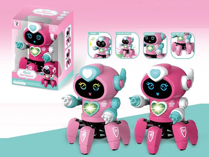 Работает от батареи игрушки мультфильм электрические робот игрушки для детей