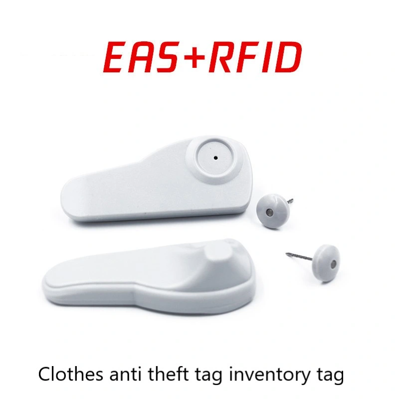 Dual Frequency ABS Waterproof Tag 58kHz+900MHz EAS UHF RFID Security Tag for Clothing Store Anti Theft and Management