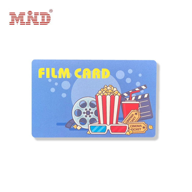 PVC Plastic Cinema Invitation Card Wedding with Customized Design